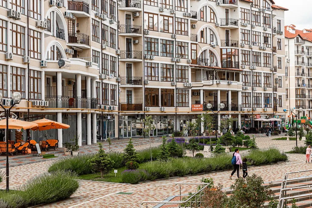 Квартира Квартира Студия с террасой и видом на море в ЖК Черноморский-2 — Геленджик