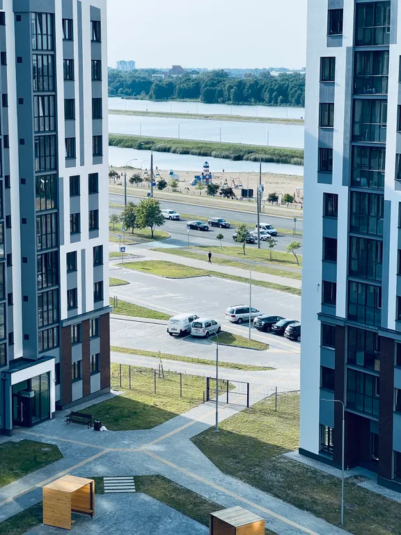 Уютная квартира-студия с видом на реку