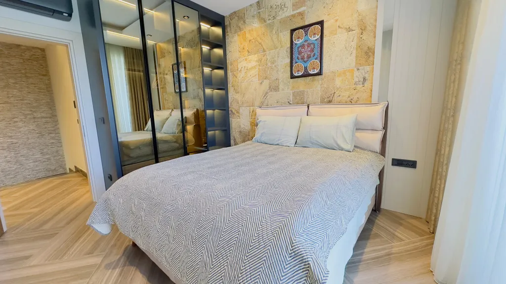 Duplex 3+1 в современном комплексе Via Mar Residence с выходом в сад