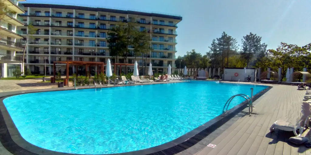 Семейные апартаменты у моря с большой террасой