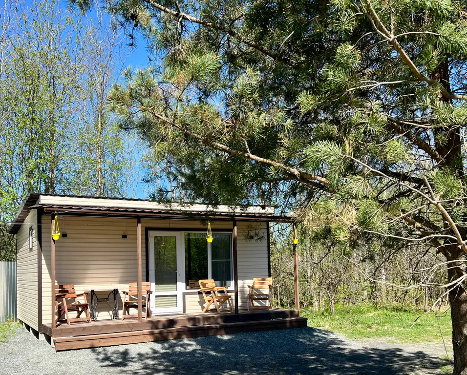 Коттедж 1-комнатный Дом — Деревянное