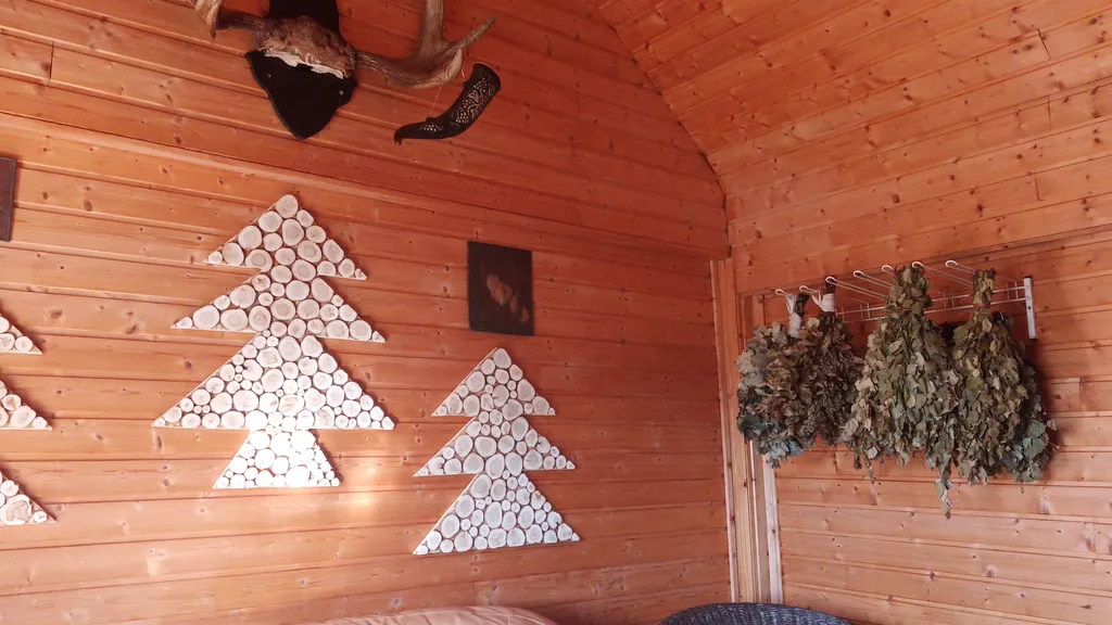 Дом c финской дровяной сауной и отдельной баней в Карелии