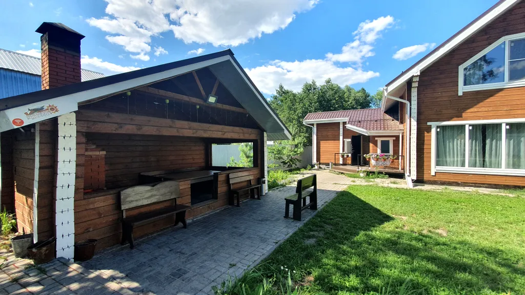 Дом в стиле шале, с сауной