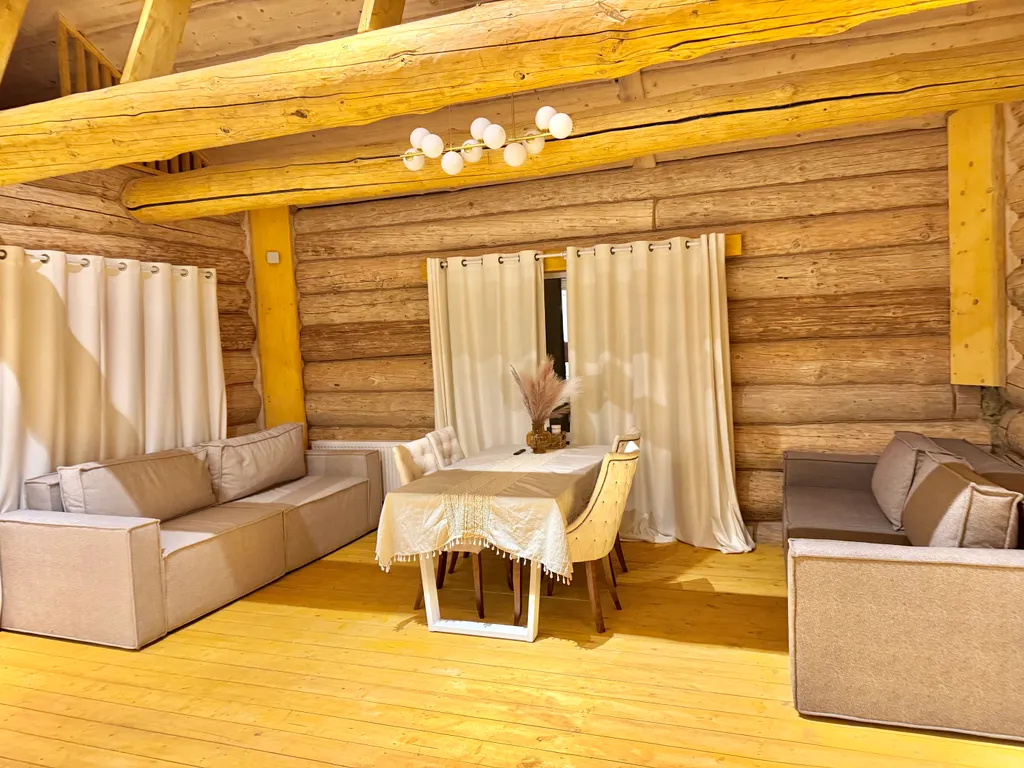 Коттедж Коттедж Шале из сухого бревна — Красное Село