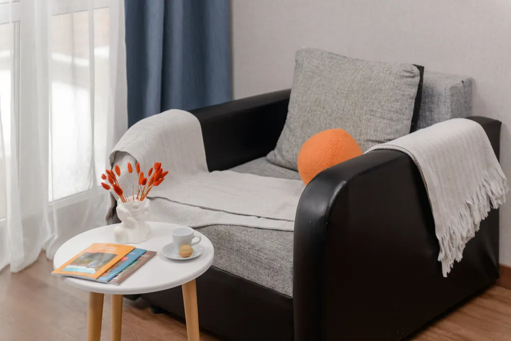 Уютная квартира с панорамными окнами