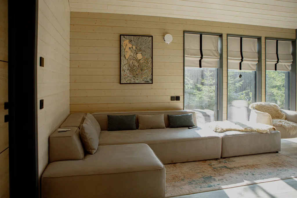 Шикарный дом с сауной и горячим чаном