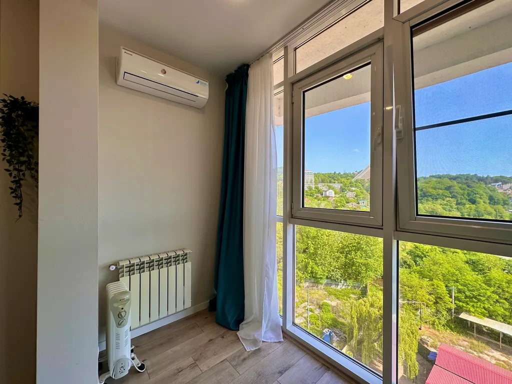 Уютная квартира с видом на море и горную реку в ЖК Солнечный Дагомыс