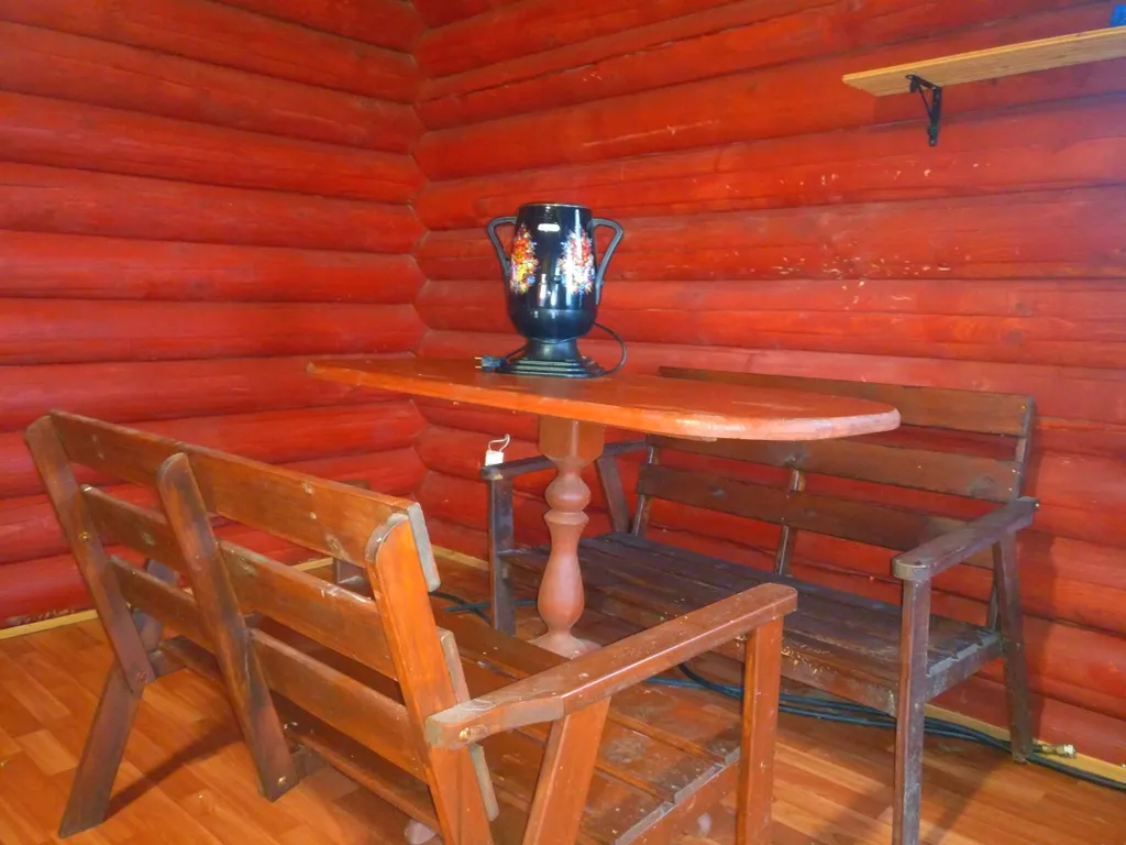 Дом с баней на дровах