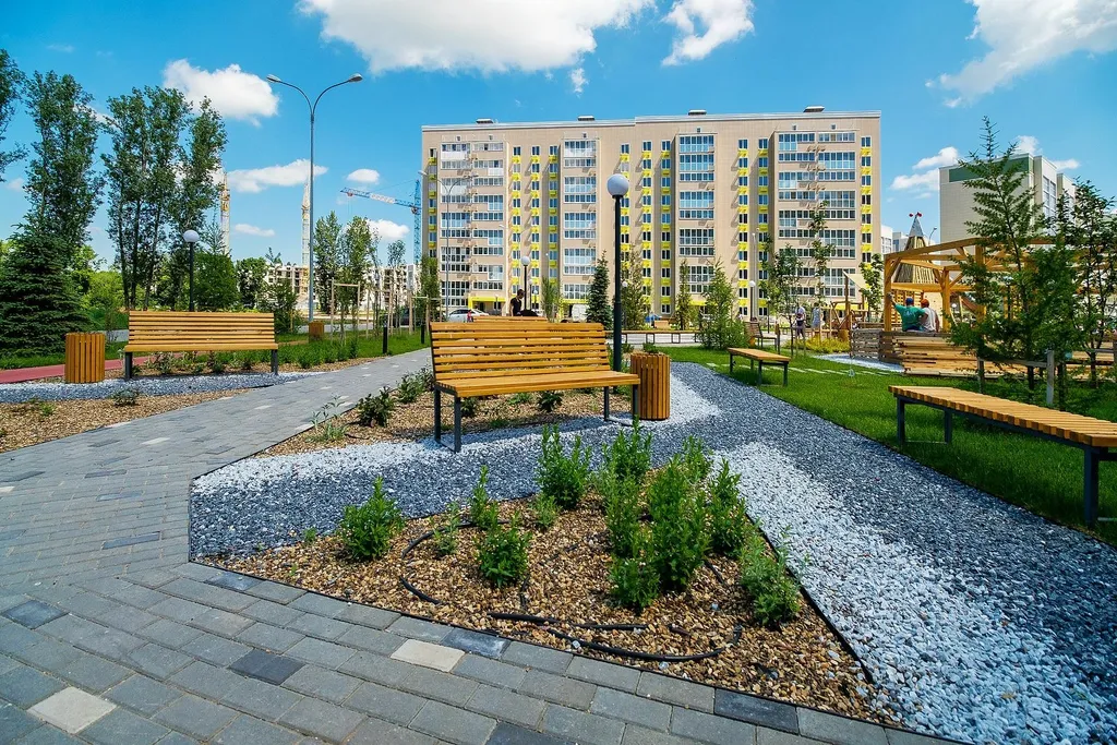 Дизайнерская сканди-студия от Vitamia art в новом ЖК комфорт-класса