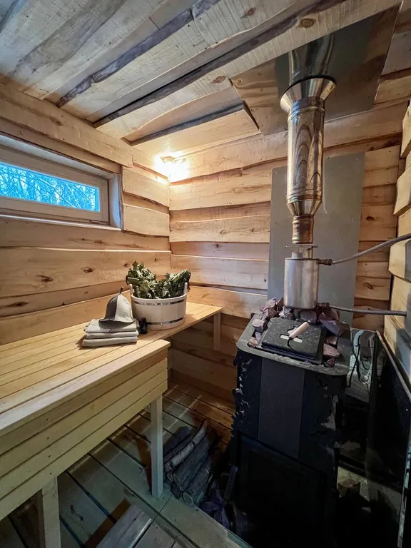 Треугольный домик Василево с баней и чаном