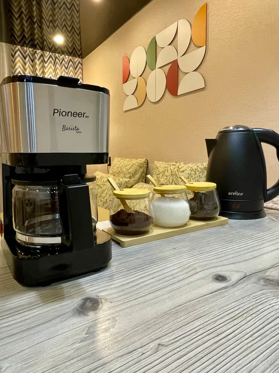 Уютная квартира с кофеваркой