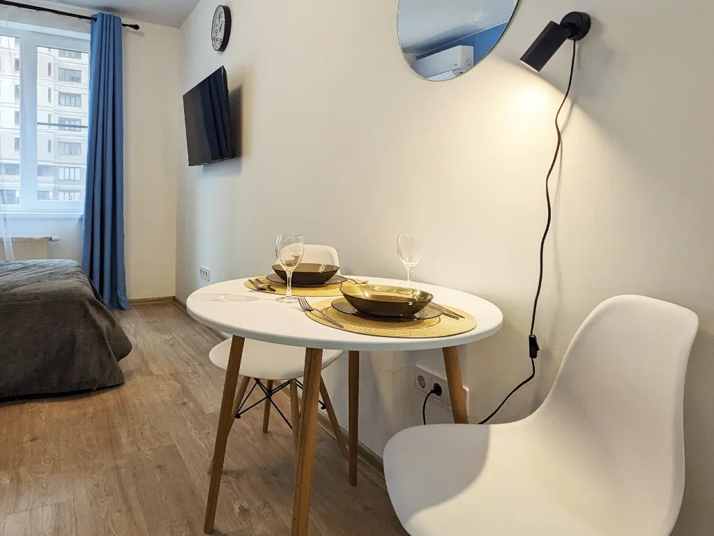 Новая студия, чистый подъезд, свежий ремонт, пешком до Борисоглебского