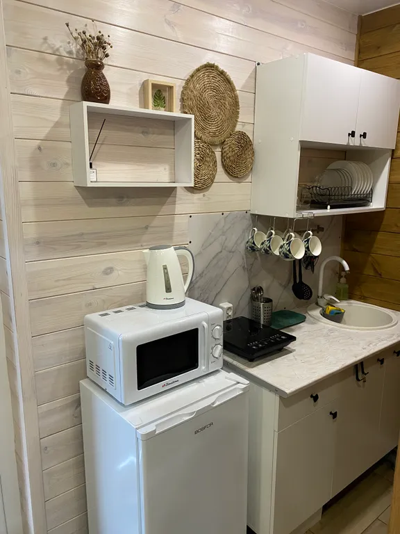 Двухкомнатный дом с видом на гору