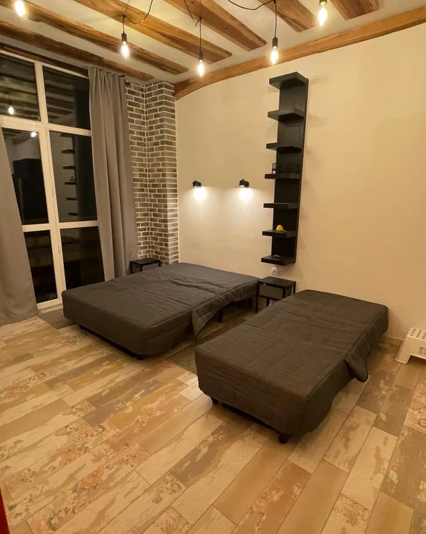 Red freezer apartament