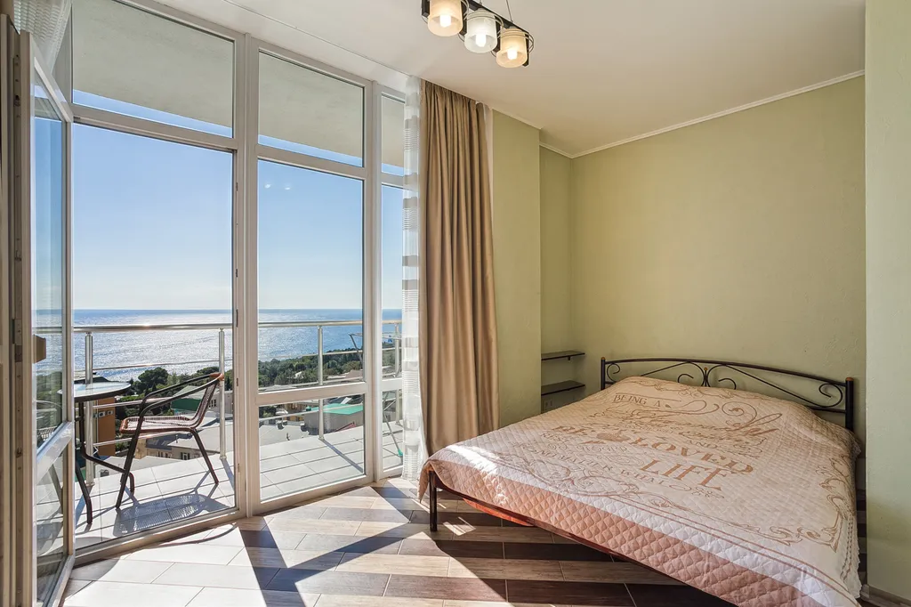 Квартира -студия в Мисхоре, с шикарным видом на море — аренда посуточно в Кореиз