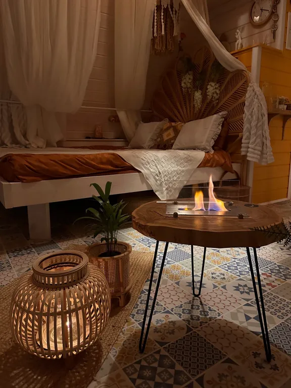 Коттедж Коттедж А-frame с купелью Бохо — Тосно