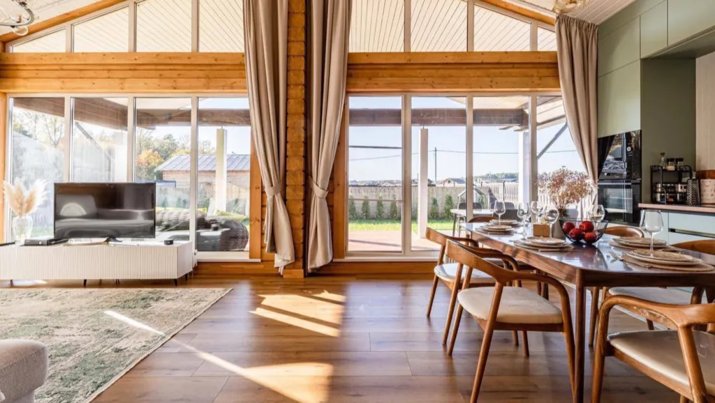 Коттедж Современный стильный дом из Бруса — Семеновское