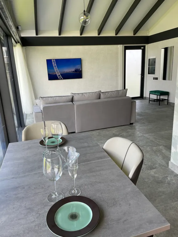 Коттедж Коттедж Фахверк с панорамным остеклением — Васькино