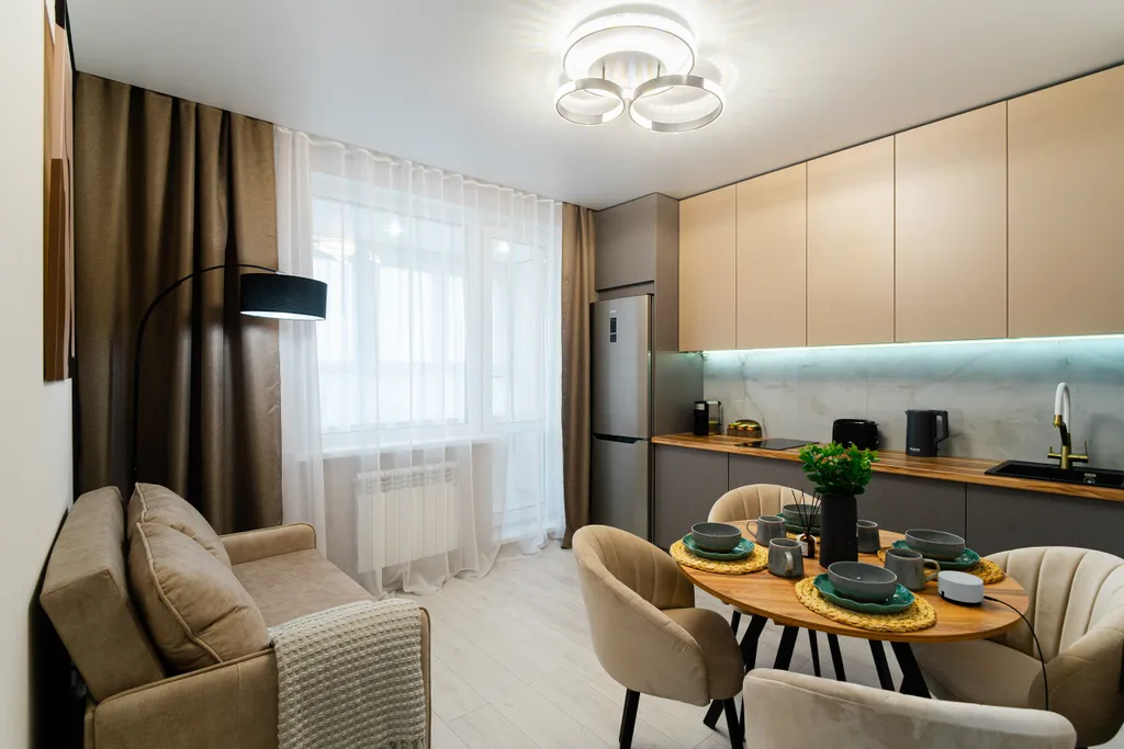 Дизайнерская квартира с кинотеатром