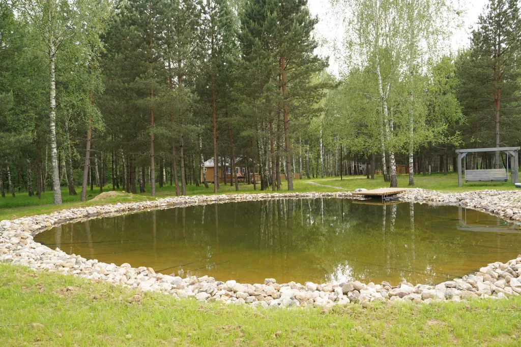 Отдых в лесу с баней и горячим чаном