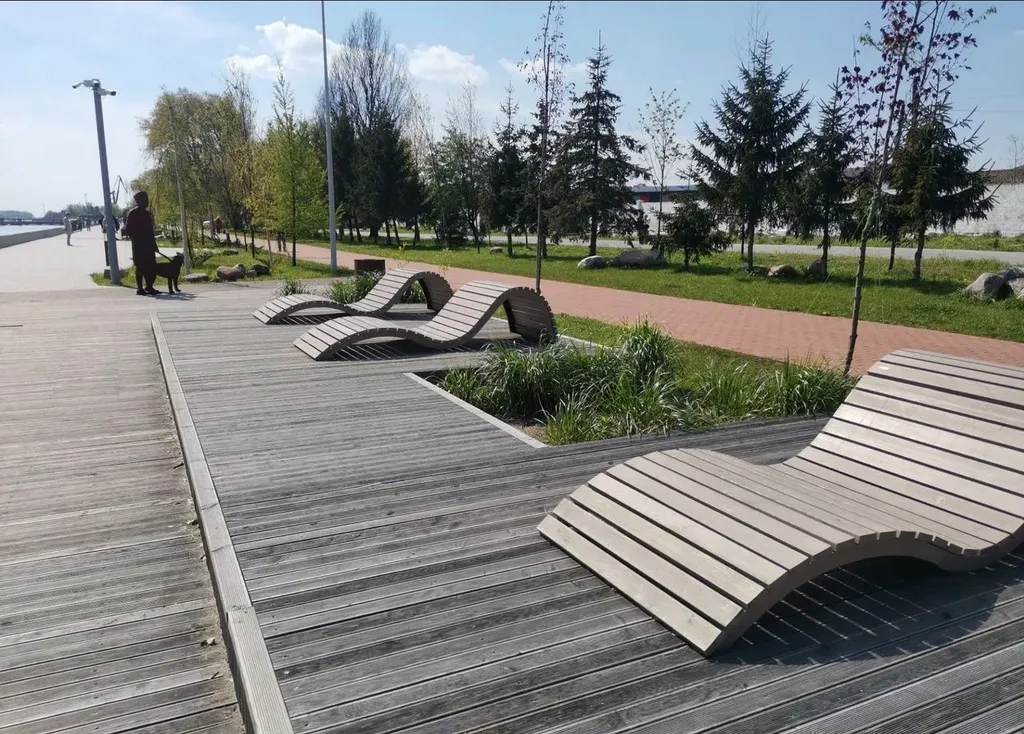 Квартира Уютная квартира у набережной — Светлый