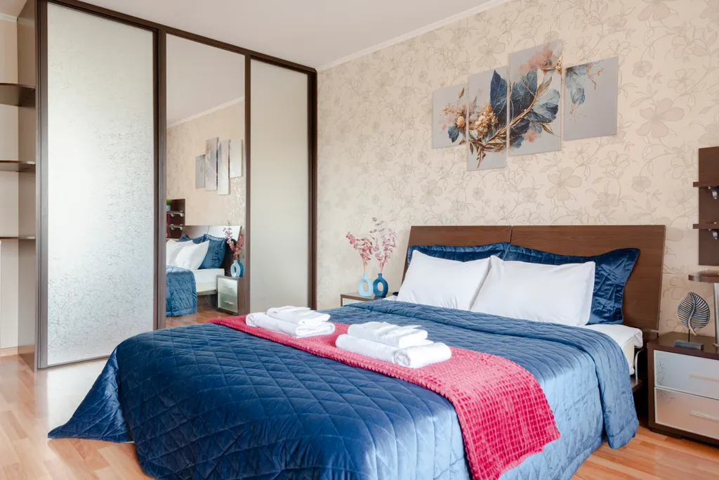 Просторная квартира недалеко от МНТК, с тренажерами, гостиничный сервис