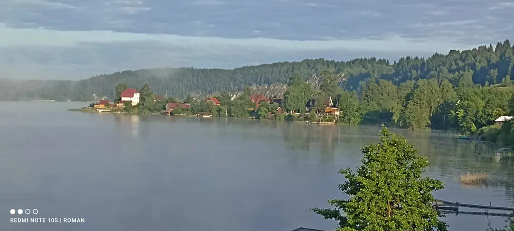 Отличное место для семейного отдыха, с видом на реку