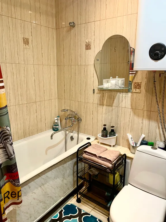 Квартира с балконом и видом на вулкан