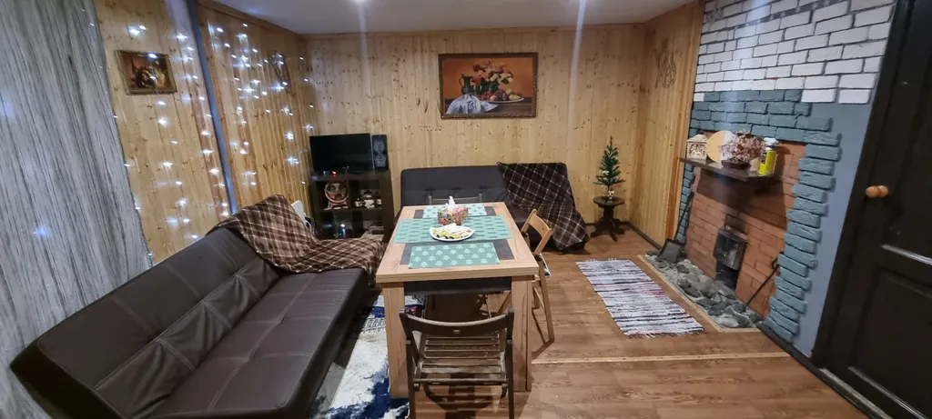 Дом с баней на дровах