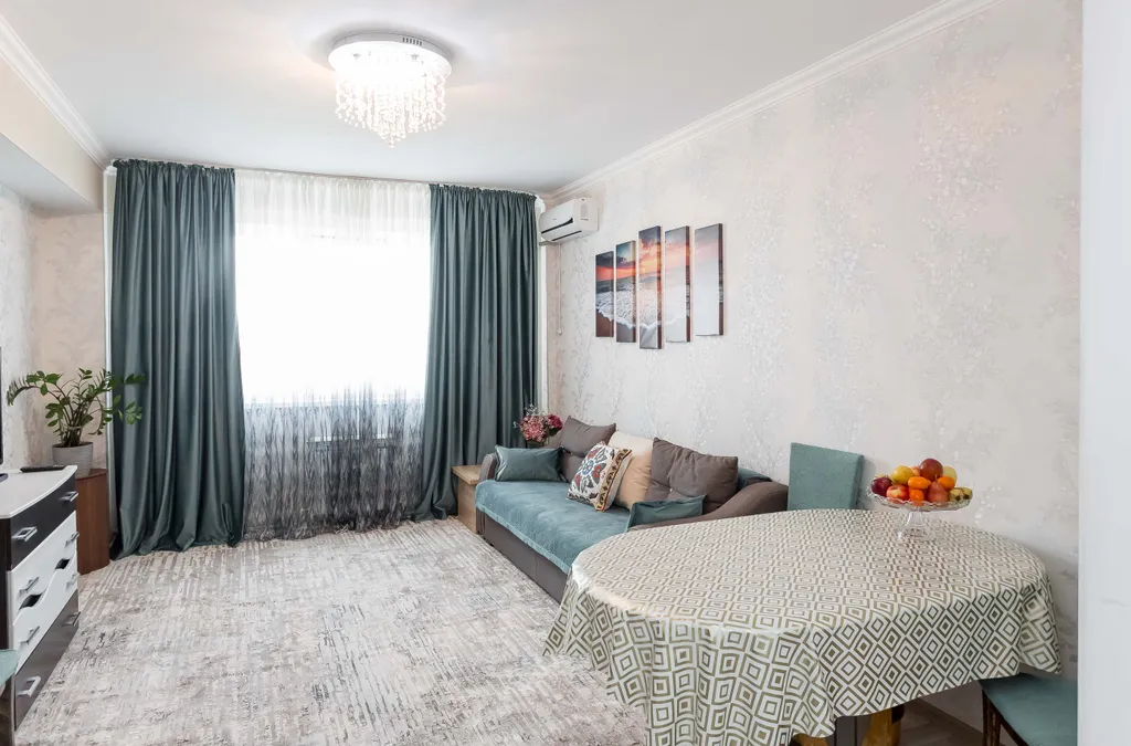 Светлая квартира рядом с парком Горького