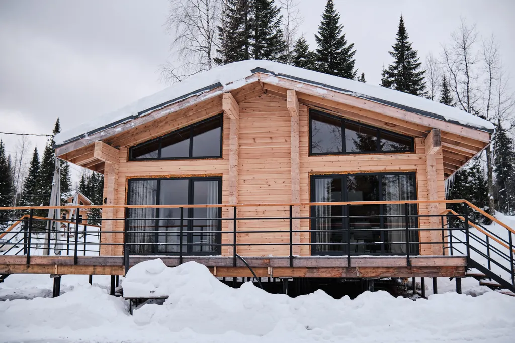 Двухкомнатный дом с сауной