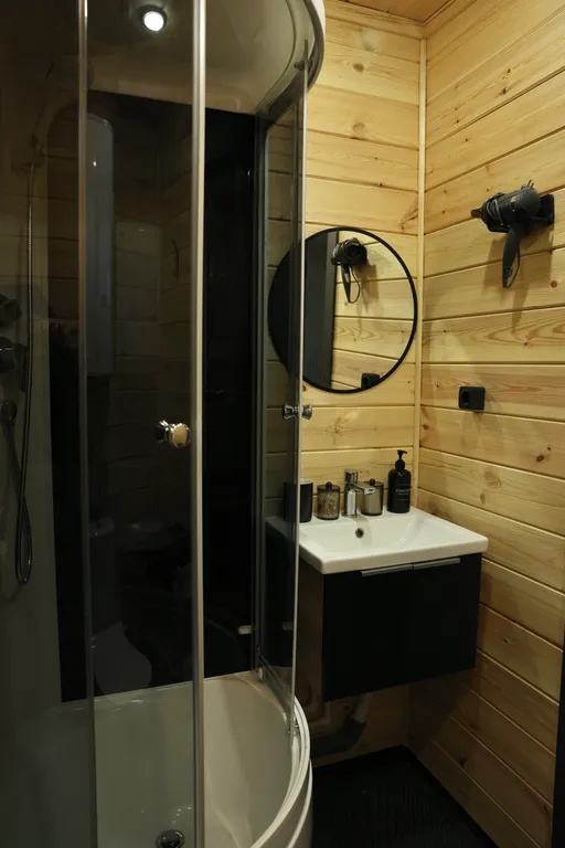 Стильный загородный домик в стиле Black