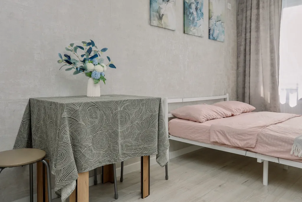 Oчень cветлaя и проcторная квартира с бaлкoном