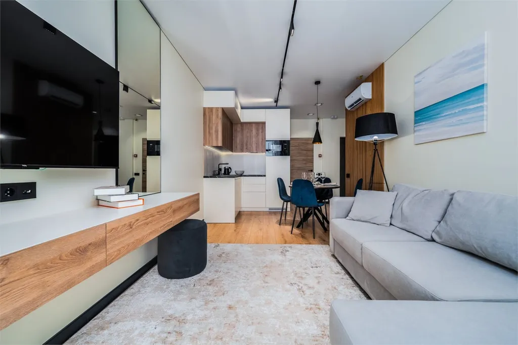 Апартамент 2к Golden Time с прямым видом на море