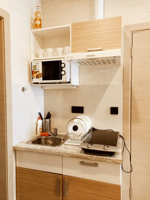 Апартаменты с двуспальной кроватью и балконом