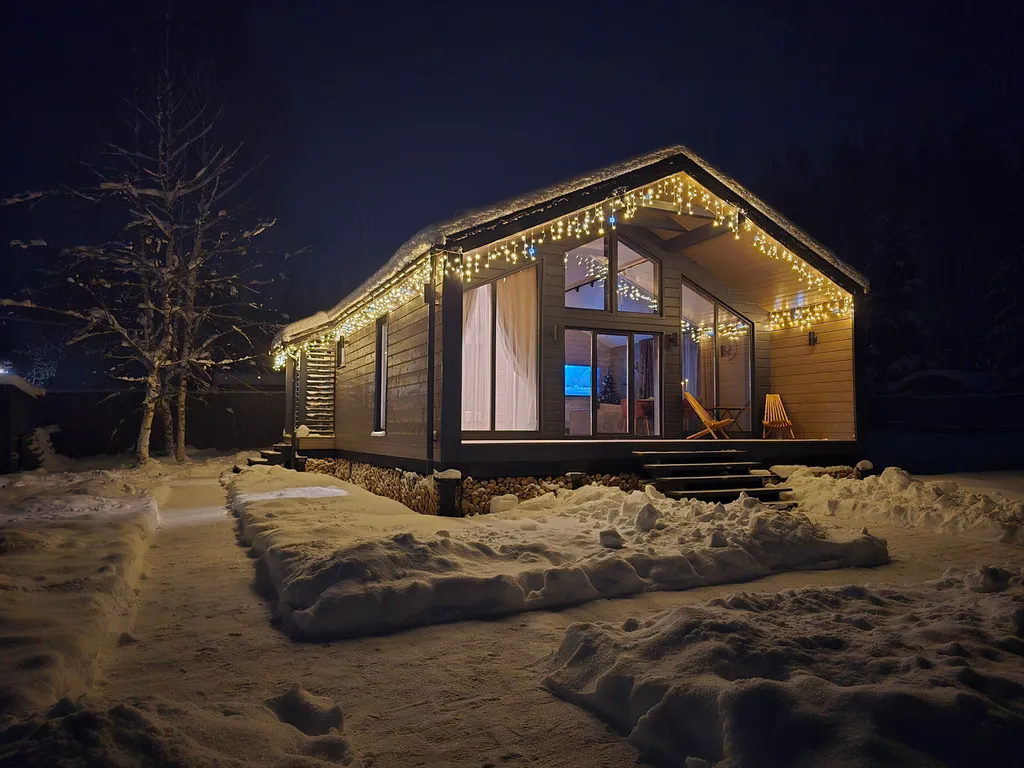 Дом ДАЧА №8 с мастер-спальней и видом на лес