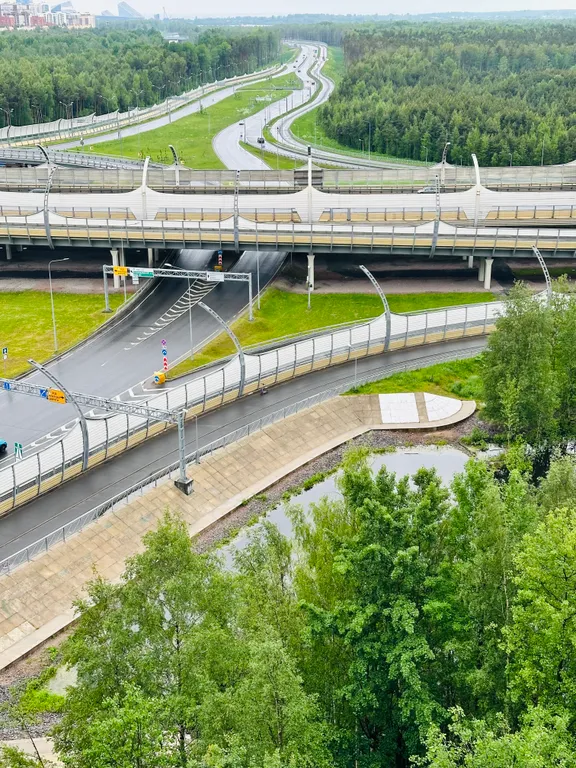 Квартира Квартира Уютная студия с видом на лахта центр — Санкт-Петербург