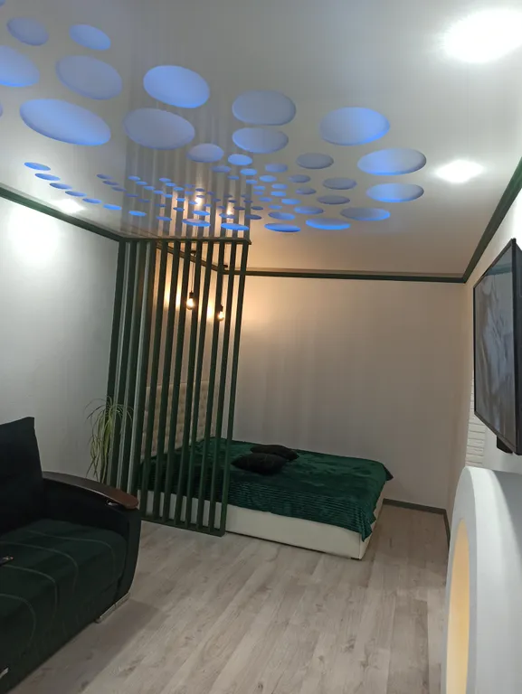 Квартира студия с панорамными окнами