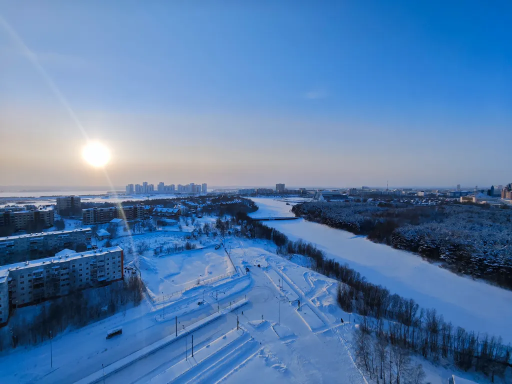 Квартира с видом на парк с 21 этажа