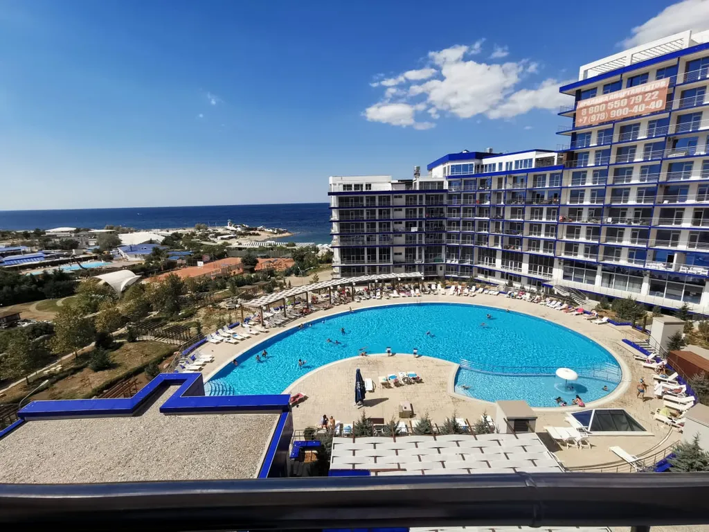 Апартамент у Черного моря в 5* курортном комплексе Акваделюкс