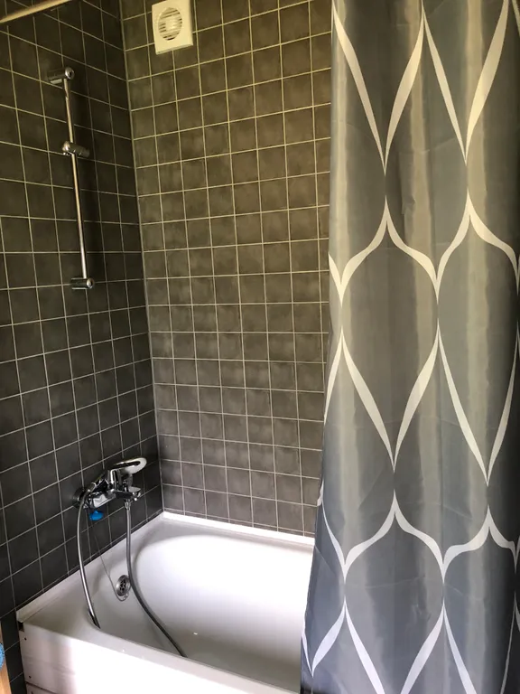 Атмосферный дом с камином около леса