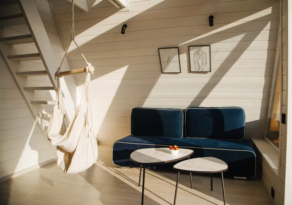 Коттедж Домик A frame с потрясающим видом на Казанку (white) — Казань