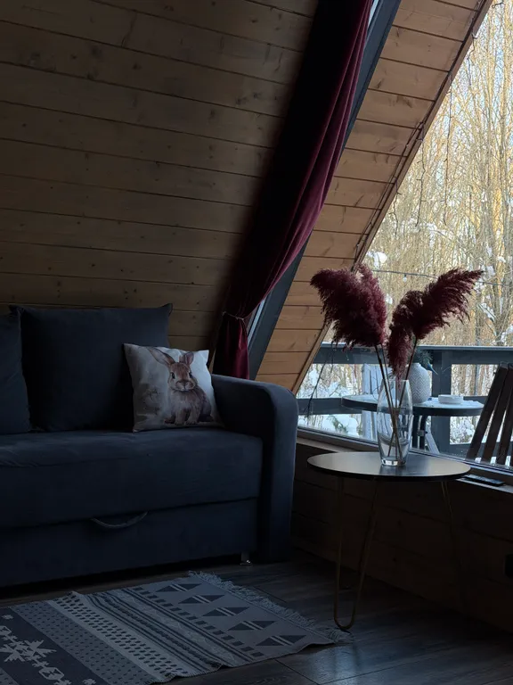 Коттедж Дом в стиле a-frame в лесу в 10 км от Смоленска рядом с р. Днепр — аренда посуточно в Смоленск