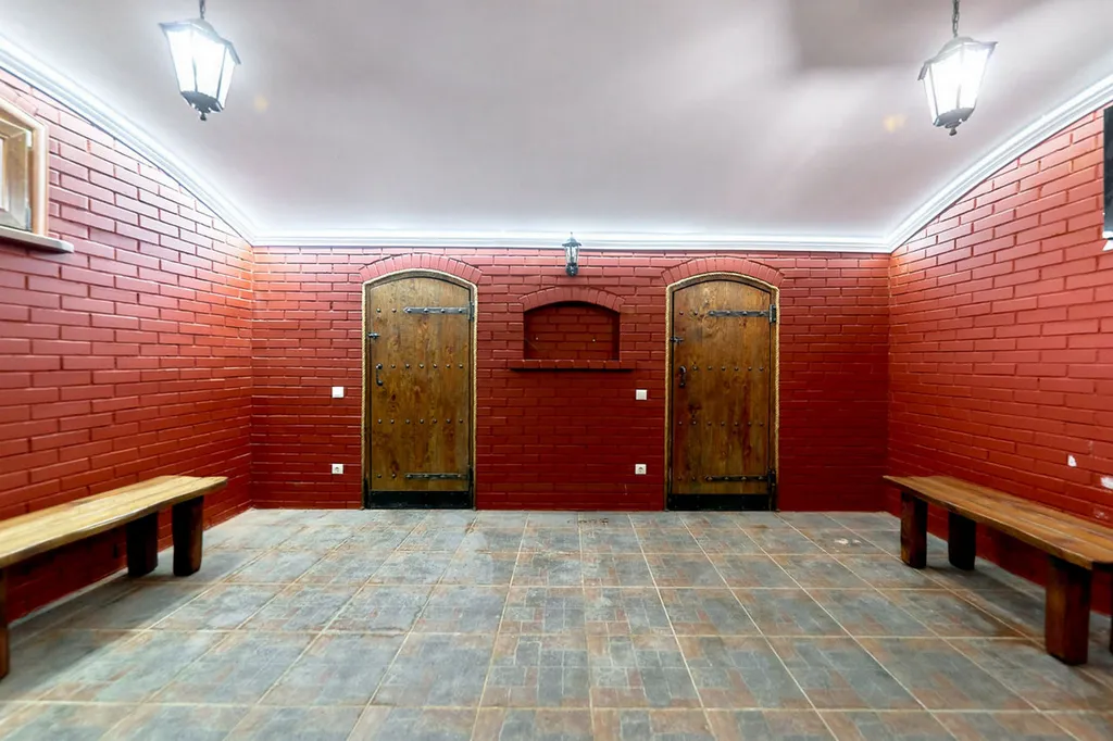 Шале с баней бассейном и видом на озеро