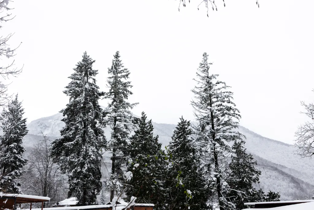 Уютный домик с панорамным видом на горы