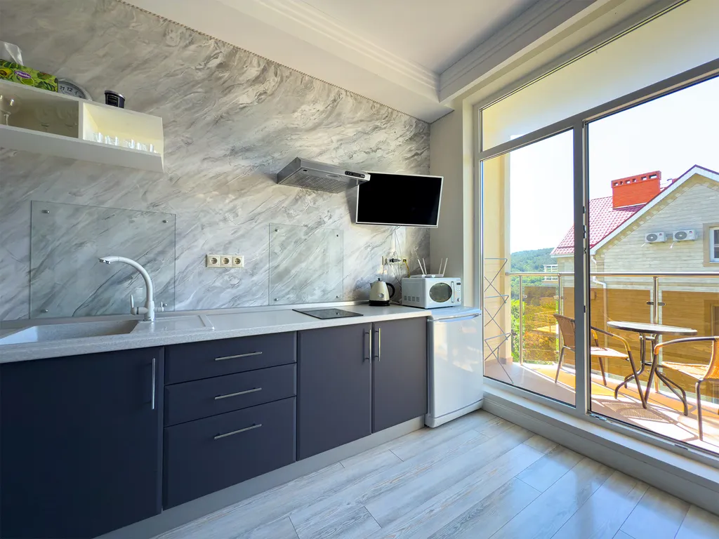 Квартира Квартира Студия с видом на море и горы — Геленджик