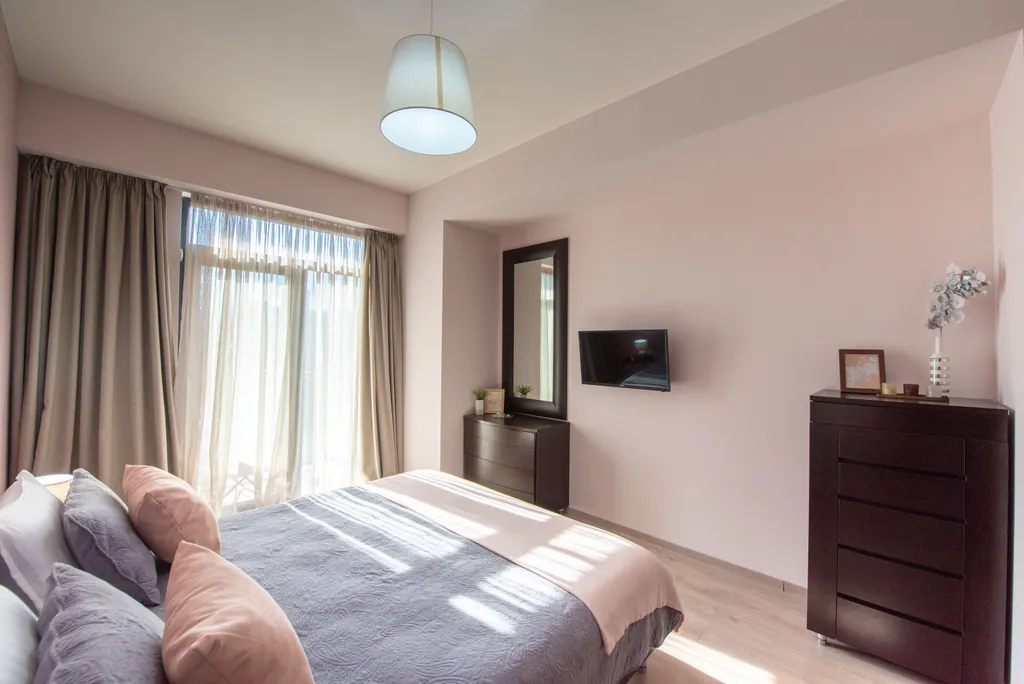 Квартира около парка с панорамном видом на город