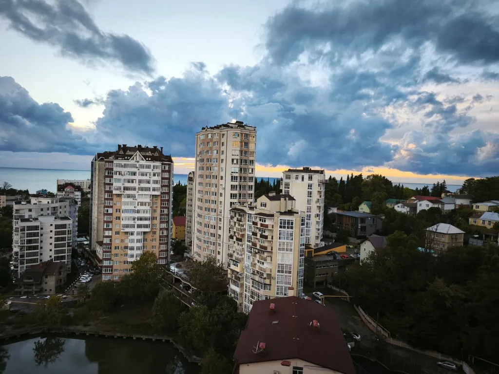 Квартира с кухней у моря пляж Альбатрос