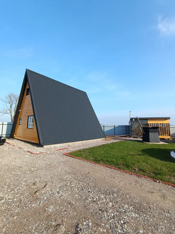 Коттедж А-фрейм дом с банным чаном — Матросово