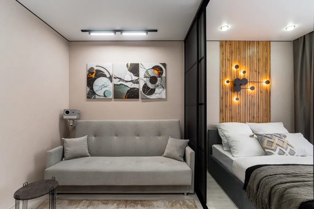 Современная квартира с кинотеатром